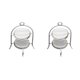 thumbnail image 1 of Vogacara Estante de refrigeración 1: 12 Escala Simulación Muebles Accesorios Juguete Soportes para pasteles Decoración para el hogar Suministros para blanco 2piezas Vogacara CBP216810, 1 of 6