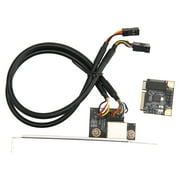Mini PCI E Gigabit Ethernet Card 1000Mbps Gold Pin Efficient Heat Dissipation RJ45 LAN NIC Card Mini PCIE NIC for PC
