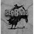 thumbnail image 2 of Rodeo Bull Rider Cowboy Cool Country Men's Graphic T Shirt Tees Brisco Brands S, 2 of 5