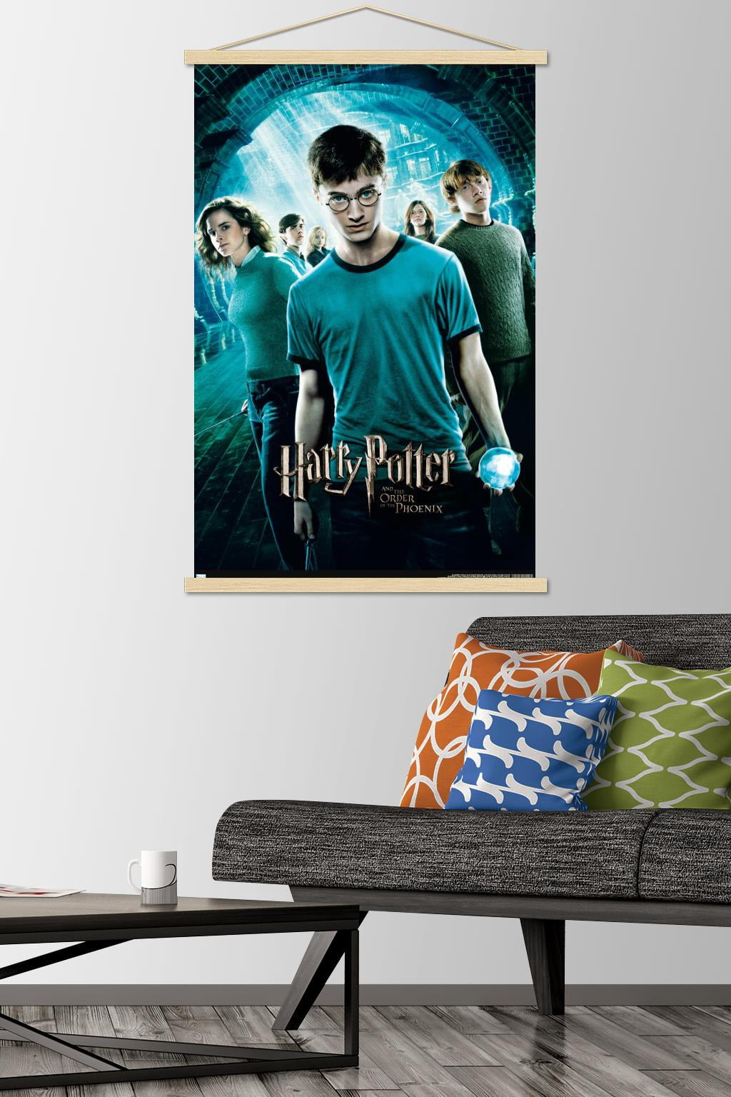 Harry Potter and the Order of the Phoenix - One Sheet Wall Poster with Magnetic Frame, 22.375" x 34"