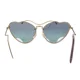 thumbnail image 5 of Miu Miu MU55RS 7OE-5R2 Antique Gold MU55RS Cats Eyes Sunglasses Lens Category 2, 5 of 5