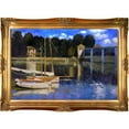 thumbnail image 1 of The Road Bridge at Argenteuil with Victorian Gold Frame 24"X36", 1 of 3