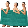 thumbnail image 5 of Elegant Comfort Turkish Cotton Jumbo Bath Towel, 1-Piece, 35" x 70", Highly Absorbent - Soft Bathroom Towel, Turquoise, 5 of 5