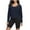 Navy, variant on CQONEPT Womens Sweatshirts Scoop Neck Casual Pullover Tops Long Sleeve Tunic Tops Solid Fall Fashion Clothes Navy M