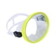 thumbnail image 3 of Máscara de buceo de una sola lente, gafas, lentes transparentes, antivaho, máscara de snorkel a prueba de fugas Amarillo, 3 of 9