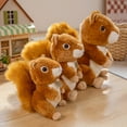 thumbnail image 3 of Squirrel Plush Toy Cute Red Squirrel Stuffed Animal with Lifelike Detail Bedtime Friend for Kids Adults, 3 of 3