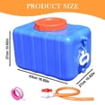 thumbnail image 3 of 27.5L Water Storage Tank with Faucet - Food-Grade Plastic Portable Water Container for Camping/RV, Large Capacity Emergency Water Supply with Sealed Lid, WEIWEIGG, 3 of 7