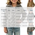 thumbnail image 3 of YUANxueke Kids Knit Cardigan with Pompom Hood, Boys Girls Button Down Raglan Sleeve Jacket, Warm Knitted Cute Daily Tops, 3 of 5
