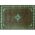 thumbnail image 1 of Ahgly Company Indoor Rectangle Persian Turquoise Blue Traditional Area Rugs, 8' x 10', 1 of 4