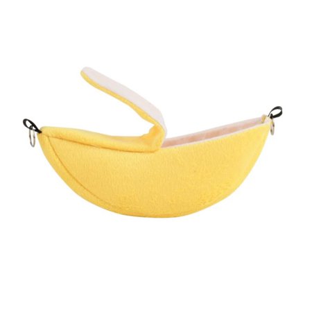 - Banana Hamster Ferret Rat Squirrel Bed House Hammock Small Animal Bed House Cage Nest Toys New