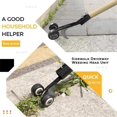 thumbnail image 2 of Lawn Mower & Weed Extractor, Dual-Wheel Weed Snatcher for Effortless Yard Work 2-in-1 Garden Marvel, 2 of 5