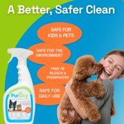 PurOxy Dogs, Cats Stain & Odor Eliminator Trigger Spray Bottle, 32oz