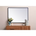 thumbnail image 2 of Home Decorative Modern Metal Frame Rectangle Mirror 27" X 36" - Blue, 2 of 7