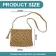 thumbnail image 2 of Bolso de mano cruzado tejido a mano para mujer, bolso de hombro para playa de verano, bolso de mano de algodón tejido a crochet hecho a mano con borlas, 2 of 5
