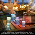 thumbnail image 4 of Yayeee Flameless Candles with Remote Flickering Battery Operated Multi Color Changing, Blue Mountains, 4 of 7
