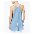 thumbnail image 2 of Rachel Roy Womens Layered Look Knit Blouse, Blue, Small, 2 of 4