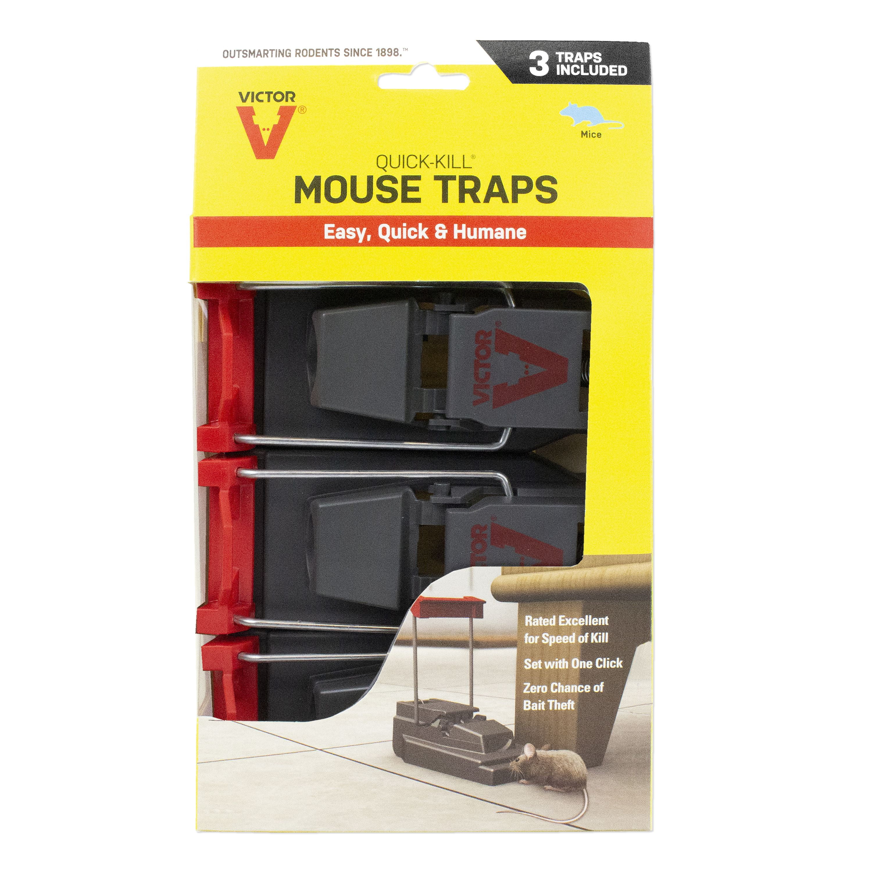 ReadyTo Use Quick Click Re-Usable Mouse Trap Three Pack 