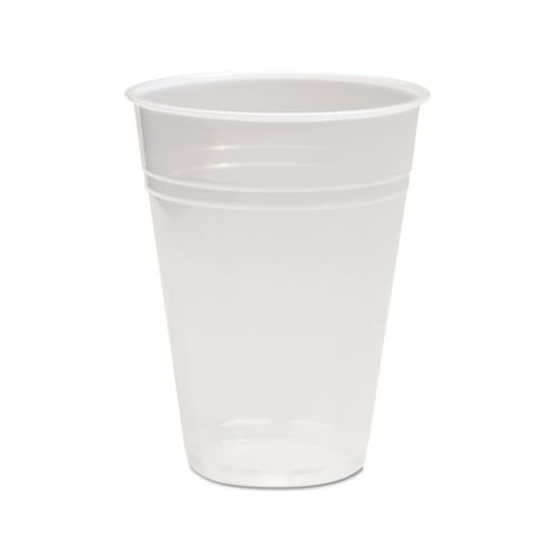 Translucent Plastic Cold Cups 10oz, Polypropylene, 100/Pack