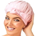 thumbnail image 1 of Gorro de Seda 100% Morera GOLDEN STAR BEAUTY Rosa Extra Grande, 1 of 7