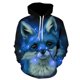 thumbnail image 3 of Sudadera con capucha con estampado de gato estrellado divertido para hombre, sudaderas con capucha para hombre, sudaderas con estampado de gato en 3D, novedad en sudaderas, regalos de Navidad para niñ, 3 of 5