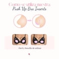 thumbnail image 3 of Sophie's Push Up Bra Inserts | Sujetador para levantamiento de busto lavable y reutilizable | Relleno de brasier para mujer con pegamento de grado médico por ambos lados | Pads para aumento de pecho Sophie's  Push Up Inserts, 3 of 6