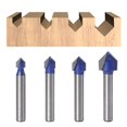 thumbnail image 4 of Lishi V-shaped Woodworking Countersink Drill Bit Set, 4 of 5