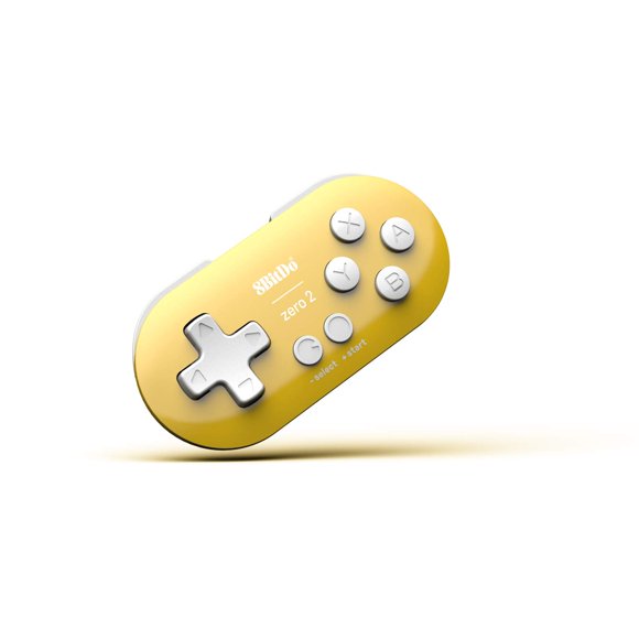 Gamepad Controller 8Bitdo Zero 2 Bluetooth para Switch Amarillo