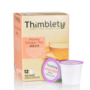 Thimblety Honey Ginger Tea for K-Cup Brewers, 12 Pods