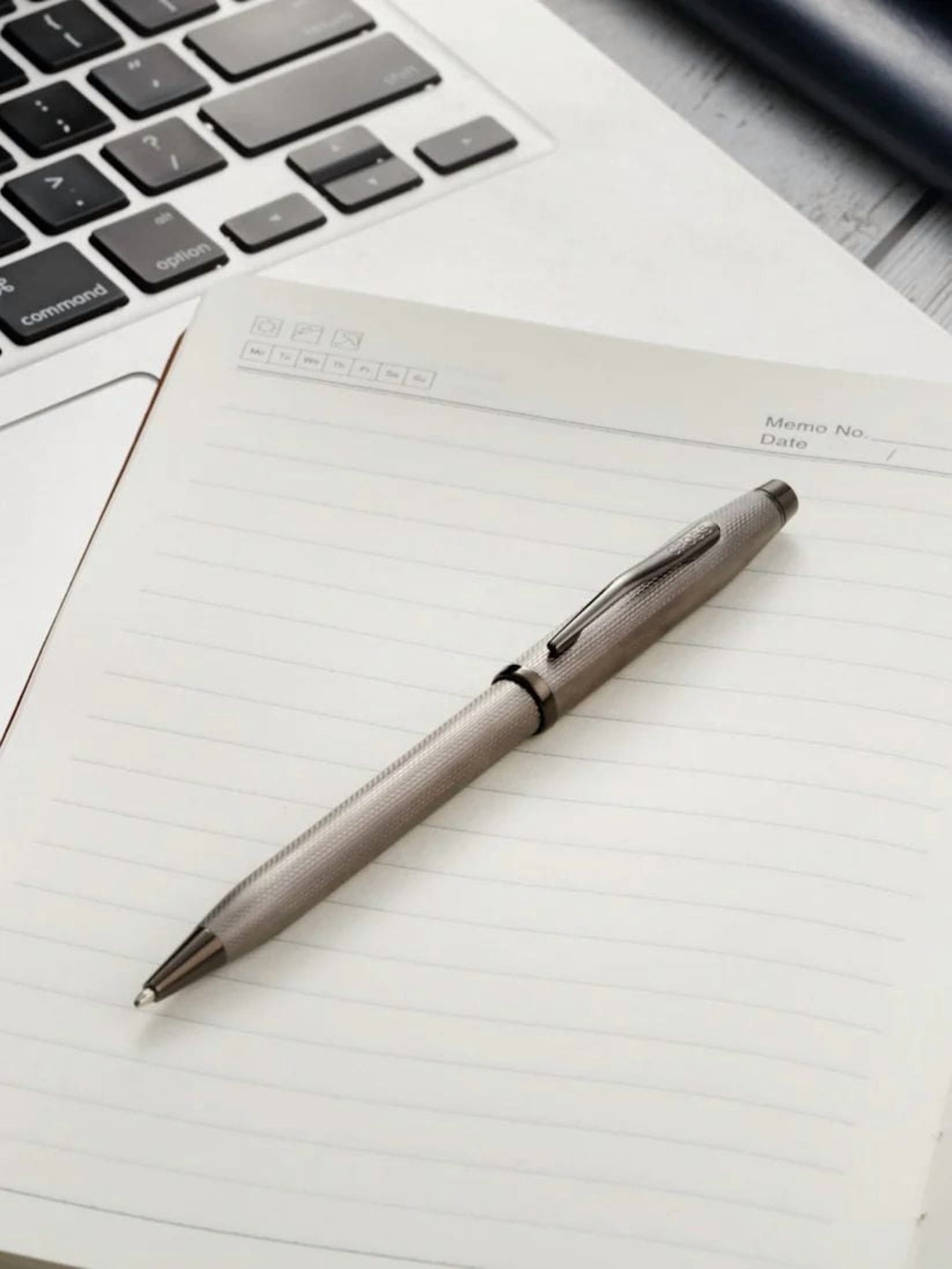 Cross Century® II Polished Slate Gray Engraved Diamond Pattern with Slate Gray PVD Appointments Ballpoint Pen