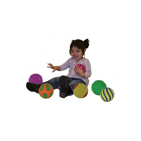 Tactile Squeak Balls Set Of 6