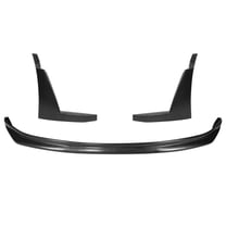 Ikon Motorsports Compatible with 03-06 Infiniti G35 Coupe 2Dr N1 Style Front Bumper Lip With Winglets Polyurethane PU