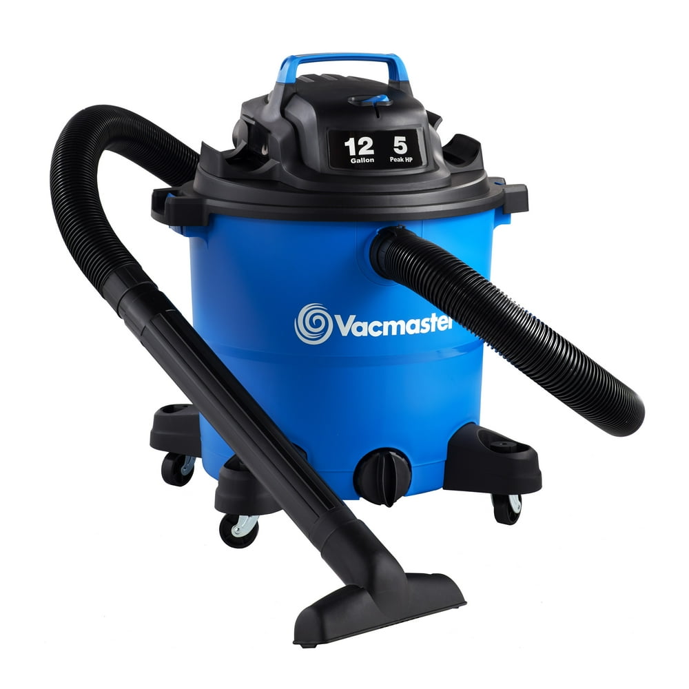 Vacmaster 12 gal. Wet/Dry Vacuum 5 HP 21/2" Hose (VOC1210PF), Blue