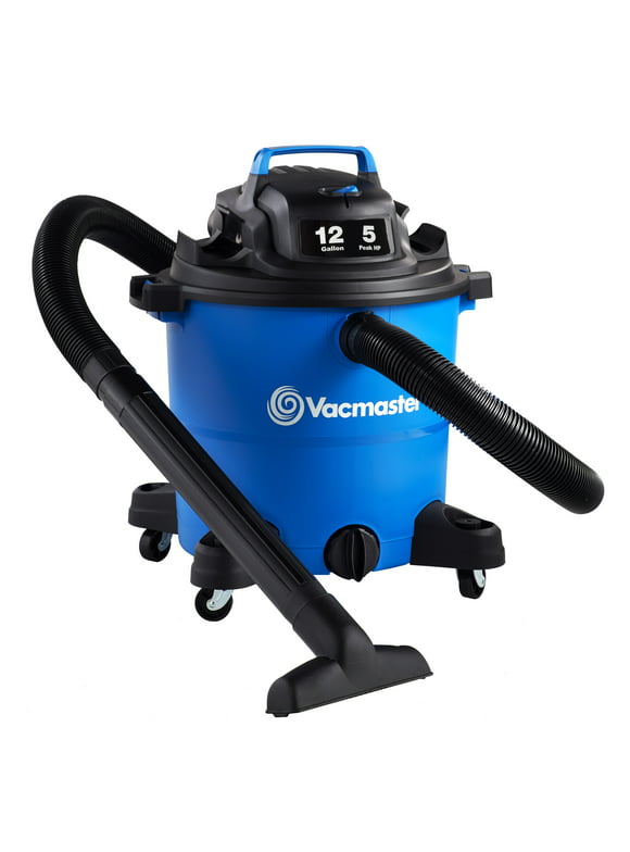 Vacmaster 12 Gallon 5 Peak HP Poly Wet/Dry Vacuum, VOC1210PF