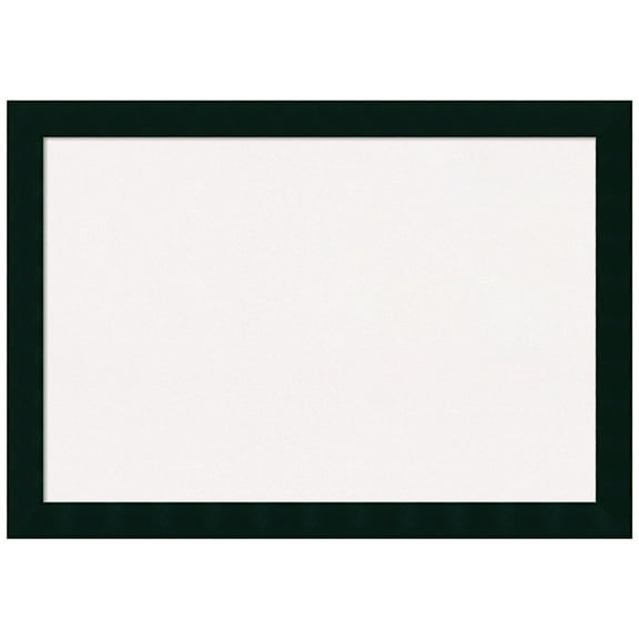 Amanti Art White Cork Board Wood Framed Tribeca Black Bulletin Board 40 in. x 28 in.