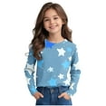 thumbnail image 4 of Posijego T-Shirts Graphiques à Manches Longues pour Garçons et Filles, Col Rond Mignon, Basique, pour Enfants, 4 of 6