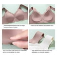 thumbnail image 5 of Back Button Bra Sure Here's A Product Title for Listing Lady Bra Plus Size Thin Push-up 3d Full Cup Wide Shoulder Strap Good Support Thin Sport Bra, 5 of 5