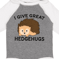 thumbnail image 4 of Inktastic I Give Great Hedgehugs with Cute Hedgehog Boys or Girls Long Sleeve Baby Bodysuit, 4 of 5