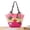 Pink, variant on Yoyauz Women's Grass Woven Beach Bag - Women's Beach Handmade Woven Handbag, Summer Mesh Hollow Shoulder Bag, Suitable for Holidays
