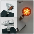thumbnail image 4 of unbranded 1Par Luz Retro LED Para Motocicleta Luz Indicadora Direccional Roja Fácil Instalación, 4 of 8