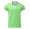 thumbnail image 3 of ORQ Lapel Fashion Short Sleeve Slim Casual Pocket Men's T-Shirt, 3 of 4