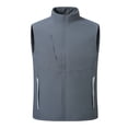 thumbnail image 6 of Youthup Men's Quilted Vest with Stand Collar - Wind-Resistant Thickened Sleeveless Jacket for Business Casual & Commuting, 6 of 14