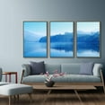 thumbnail image 2 of IDEA4WALL Framed Canvas Wall Art for Living Room, Bedroom Beautiful Nature Norway Landscape Canvas Prints for Modern Home Decoration Ready to Hang - 24"x36"x3 Panels, 2 of 4