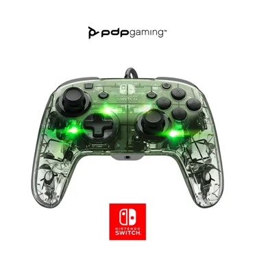 PDP Afterglow Prismatic LED Deluxe   Audio Wired Controller: Multicolor - Nintendo Switch
