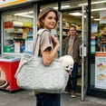 thumbnail image 4 of Handheld Shoulder Pet Carrier Bag for Small Dogs and Cats – Foldable Lightweight Travel Tote with Breathable Mesh for Vet Visits, Hiking, and Car Rides, 4 of 6