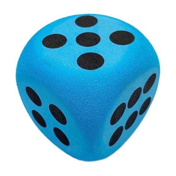 Blue Holiday Dice For Party Fun With Bright Colors And Safe Material For All Ages