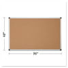 MasterVision Value Cork Bulletin Board with Aluminum Frame, 48 x 96, Natural