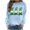 Light Blue, variant on Womens St Patricks Day Shirt Cute Gnome Shirts Crew Neck Long Sleeve Tops Shamrock Graphic Sweatshirt Irish Shirts for Women
