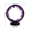 thumbnail image 3 of 2025 New Amethyst Night Lamp 8.7" Natural Healing Bedside Lamp USB Port 3 Colours Dimming Mode Bedroom Lamp Suitable Night Light for Living Room Bedroom Office Home Decor Ideal Gift, 3 of 6