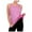 Hot Pink, variant on Womens Tops Curved Hem Summer Sleeveless Shirts Linen Cotton Adjustable Going Out Cami Tee