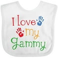 thumbnail image 3 of Inktastic I Love My Gammy Boys or Girls Baby Bib, 3 of 4